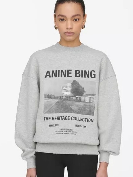 Anine Bing Tops - Anine Bing Kenny Sweatshirt Motel Small